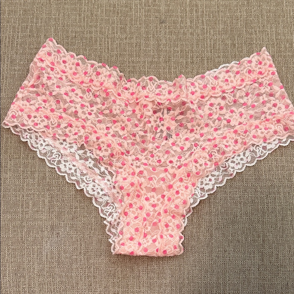 Victoria's Secret Pink Lace Panties size large